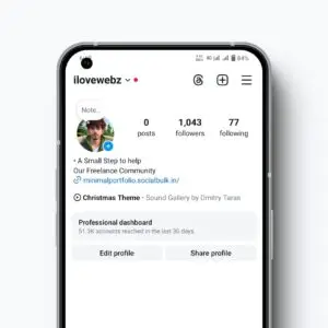 Instagram old business Acc with 1k