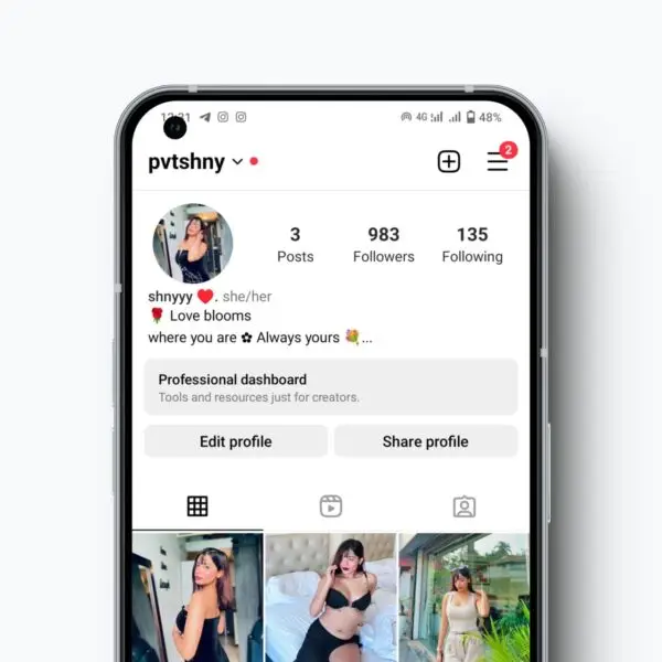 Instagram old Acc with 1k