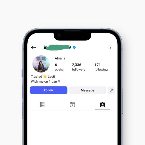 IG Blue Tick Acc with 3k Followers